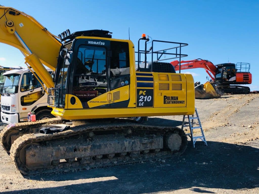 earthmoving truck tinting sydney